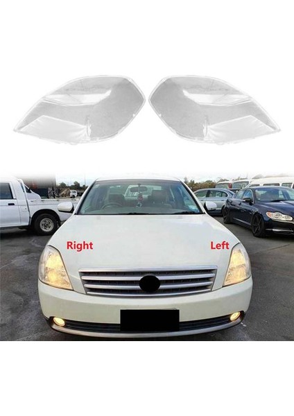 Araba Sağ Far Kabuk Lambası Gölgesi Şeffaf Lens Kapak Nissan Tana Için Far Kapağı 2004 2005 (Yurt Dışından) fiyatları