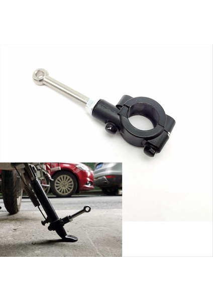 Evrensel Motosiklet Yan Stand Uzantı Yardımcı Takım Braketi 20-23MM Tek Bacak Stand Ayak Desteği (Siyah) (Yurt Dışından) indirimleri