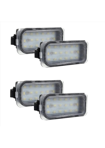 4pcs Araba LED Numaralı Plaka Plaka Işığı Ford Focus Mk (Yurt Dışından)
