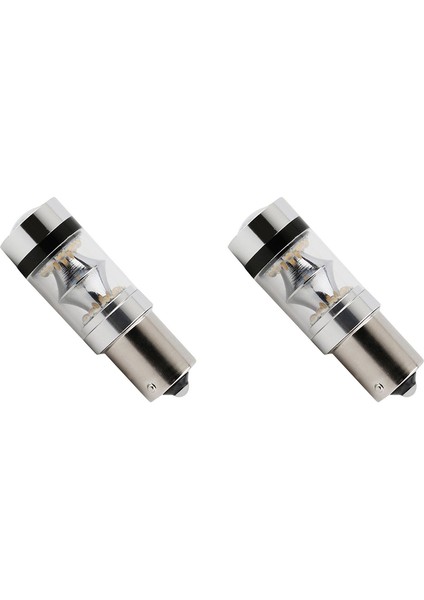 2x Süper Parlak 100W 2000LM 1156 LED Ters Araç Kafası Işık Sürüş Işığı Ma (Yurt Dışından)