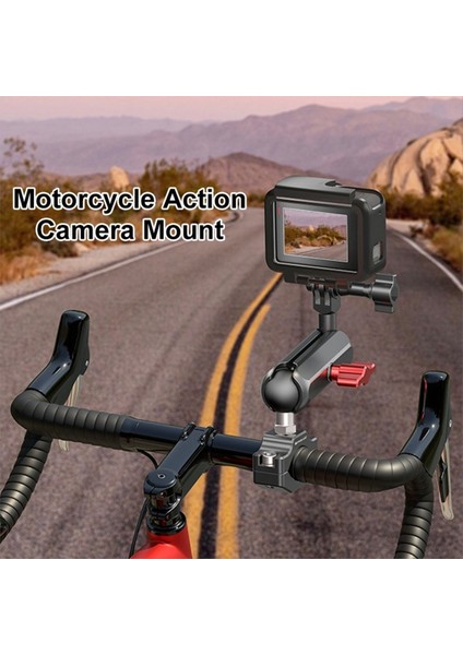 GOPRO12/10 INSTA360 Spor Kamera Binicilik Aksesuarları Için Puluz Motosiklet Montajı Çok Fonksiyonlu Uygun Taşınabilir Braket C (Yurt Dışından) indirimleri