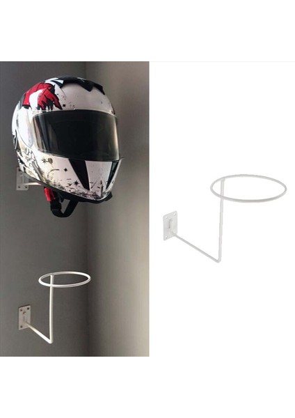 3x Motosiklet Kask Tutucu Askı Rafı Duvarı Monte Hook Katlar Şapkalar Kapakları Kask Raf Scooter Aksesuarları (Yurt Dışından) fırsatları