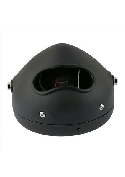 3x Motosiklet Cafe Racer Bobber 6 5 Inç LED Far Spiral Beyaz Yan Montaj Braketi (Yurt Dışından) modelleri