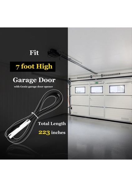 Genie Tepe Kapısı Için 37561R S Kemer ve Kurşun Montajı 7 Ft Genie Intelch 1000 Dc Garaj Kapı Kemerleri (Yurt Dışından) modelleri