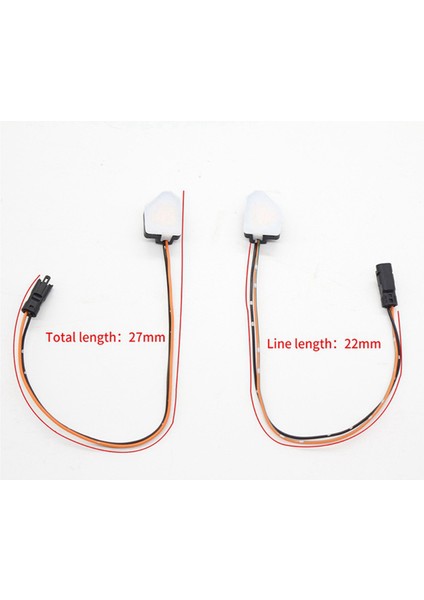 1 Çift Kırmızı Nokta Monitör Algılama Mesafesi Toyota Hafif Lamba Honda Bsd Bsa Bsm Araba Yan Aynalar (Yurt Dışından) modelleri