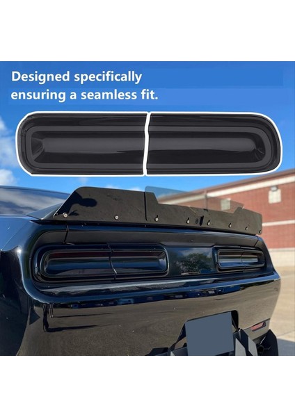 Kuyruk Işığı Dodge Challenger 2015-2024 Üst Arka Lamba Dekoratif Kapak Arka Işık Muhafızlarını Kapsar (Yurt Dışından) fırsatları