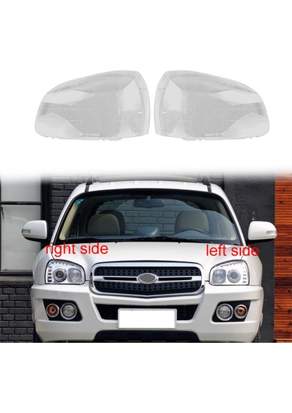 Hyundai Santa Fe Için 2001-2006 Sol+Sağ Far Kabuğu Lambası Gölgesi Şeffaf Lens Kapak Far Kapağı (Yurt Dışından) fiyatları