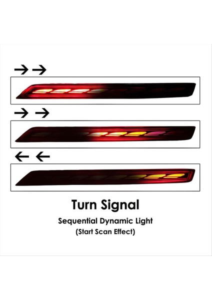 LED Arka Tampon Işık Toyota Land Cruiser LC300 22 Için (Yurt Dışından) modelleri