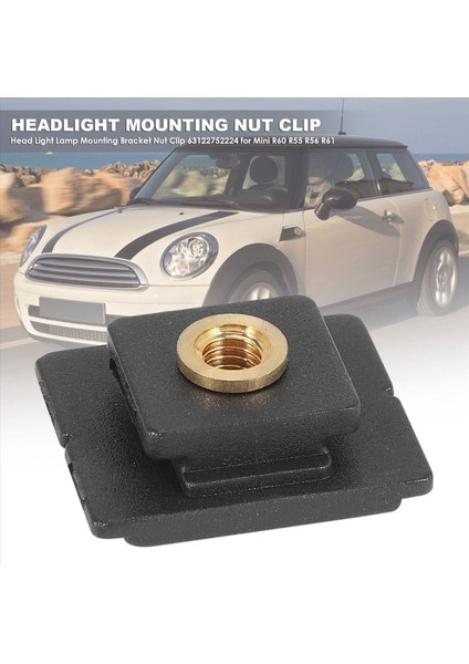 Mini R60 R55 R56 R61 Countryman Kafa Işık Lambası Montaj Somun Klibi 63122752224 (Yurt Dışından) fırsatları