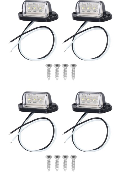 2x Numara Plaka Işıkları LED Plaka Işık Arka Lambalar Ev (Yurt Dışından)