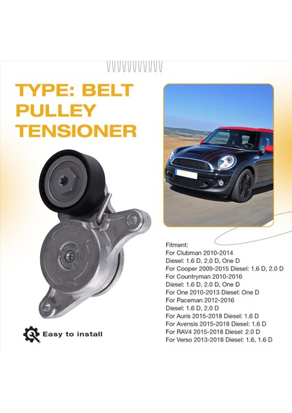 11287823374 Mini Cooper Clubman Countryman Toyota Auris Rav4 2010-2018 16620-WA010 (Yurt Dışından) fırsatları