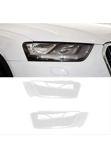1paır Araç Far Güzü Kuru Lamba Gülü Audi Q3 2010-2015 Şeffaf Lens Kapak Far Kapağı (Yurt Dışından) fırsatları