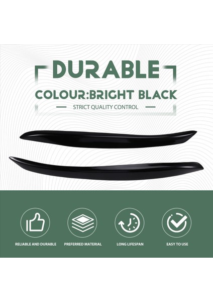 Audi Tt 8j 2006-2014 Parlak Siyah Araba Far Göz Kapakla (Yurt Dışından) fırsatları