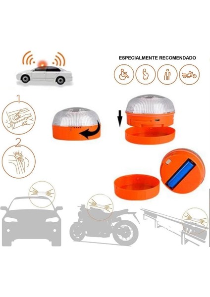 V16 Araba Acil Durum Işık USB Şarj Edilebilir Acil Durum (Yurt Dışından) fırsatları