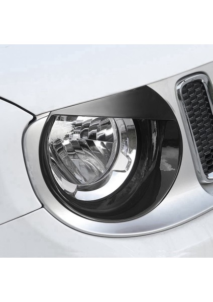 Kızgın Gözler Ön Far Çerçeveleri Jeep Renegade 2015 2016 2017 2018 (Siyah) Için Kapak Kapağı (Yurt Dışından) fırsatları