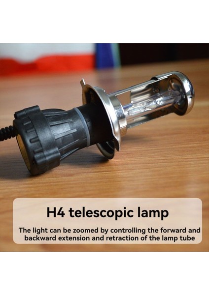 2 Adet Araba 35W H4 Xenon Bulb Far Hid Far Süper Parlak Teleskopu Işık Yüksek Işın ve Düşük Işın (Yurt Dışından) fırsatları