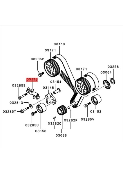 2x MD362861 Zamanlama Kemeri Germe Tankoru Mitsubishi Pafero Montero 3000GT Için Hidrolik Montaj 3 0l 3 8 1995-2006 (Yurt Dışından) indirimleri