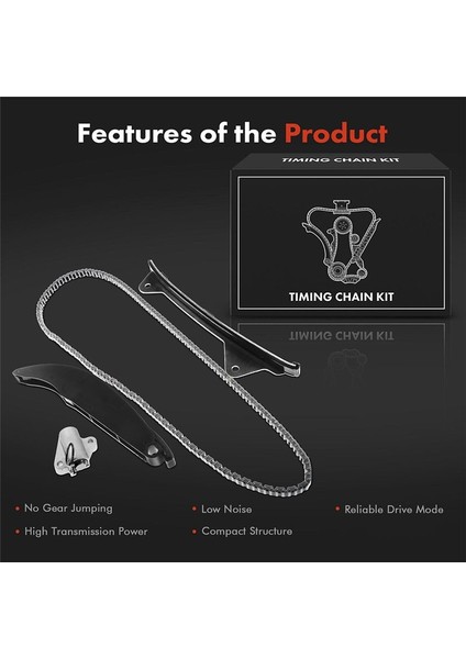 1 Kia Hyundai Için Set Zamanlama Zinciri Kiti Forte Elantra Gt Soul 1 8l 2 0l L4 2011-2016 Dohc 24321-2E000 24410-2E000 (Yurt Dışından) fırsatları