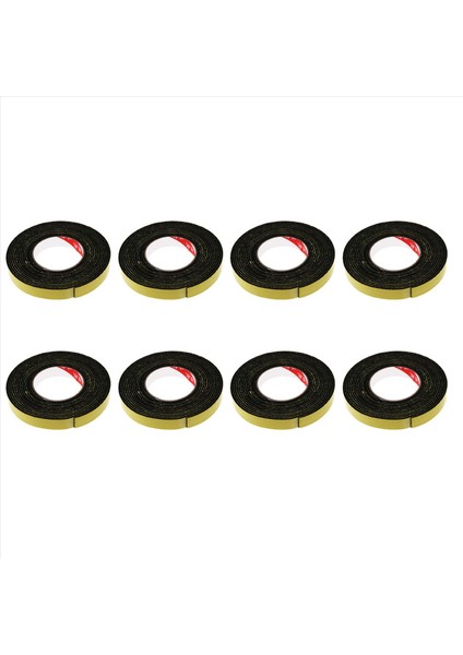 8pcs 5m Siyah Tek Taraflı Kendi Kendine Yapışkan Köpük Bant Kapalı Hücre 20MM Genişliğinde x 3mm Kalınlığında (Yurt Dışından)