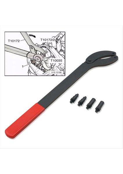 Zamanlama Kilitleme Zinciri Ayarlanabilir Anahtar Kemer Değiştirme Motor Kasası Tutucu Takım Kiti Vw Golf Vag 3036 T10172 Için (Yurt Dışından) fırsatları