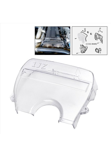 3x Şeffaf Motor Zamanlama Kasnak Kapağı 1jz Soarer Cresta Iı Için Zamanlama Dişli Kapağı Iı 86-96 2 5l (Yurt Dışından) fiyatları