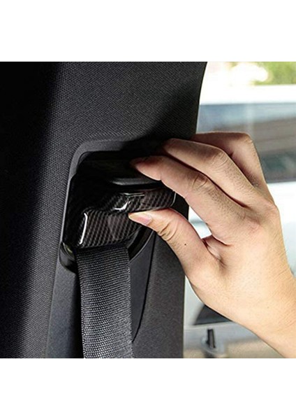 4pcs Karbon Fiber Tarzı Araba Koltuk Emniyet Kemeri Kapak Benz B Sınıfı W246/C Sınıfı W204/CLA Gla C117 Aksesuarlar (Yurt Dışından) indirimleri