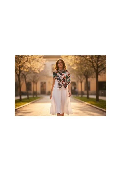 Karışık Desenli Renkli Fular 70 x 70 fiyatları