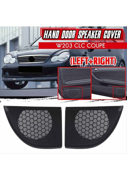 2x Araç Ön Kapı Hoparlör Kapağı Trim Hoparlör Grille A20372703889051 Mercedes-Benz Clc-Class 2008-2011 Için (Yurt Dışından) modelleri