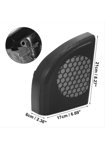 2x Araç Ön Kapı Hoparlör Kapağı Trim Hoparlör Grille A20372703889051 Mercedes-Benz Clc-Class 2008-2011 Için (Yurt Dışından) fırsatları