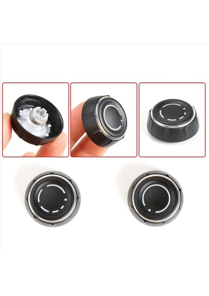 Porsche Coupe Için 2x 911 718 918 Boxster Cayman Otomobil Merkezi Konsolu Ses Hacmi Knob Kapak CD Kontrol Anahtarı Düğmesi (Yurt Dışından) fırsatları