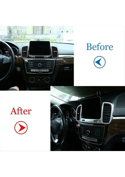 Gümüş Araba Merkezi Kontrol Hava Havalandırma Çıkış Çerçevesi Mercedes Benz Gls Gle W166 X166 2016-2019 (Yurt Dışından) indirimleri