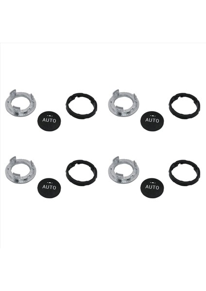 4x Iklim Ac Kontrol Döndürme Düğmesi Düğmesi Anahtar Onarım Kiti 61319393931 Bmw X5 X6 F10 F07 F02 F15 F16 (Yurt Dışından)