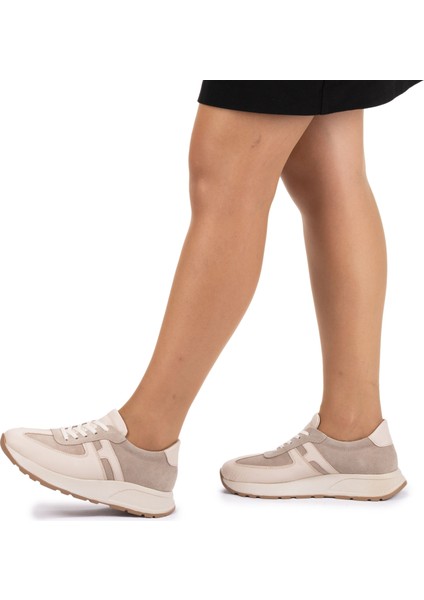 Kadın Hakiki Deri Anatomik Hafif Spor Yürüyüş Ayakkabısı Sneaker modelleri