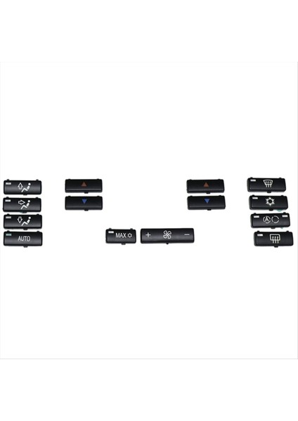 Bmw E39 E53 525I 530I 540I M5 X5 14 Düğme Anahtar Kapak Araç Klima A/c Kontrol Paneli Anahtarı 6411692-4315 (Yurt Dışından)