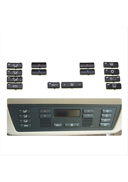 Bmw E39 E53 525I 530I 540I M5 X5 14 Düğme Anahtar Kapak Araç Klima A/c Kontrol Paneli Anahtarı 6411692-4315 (Yurt Dışından) fiyatları