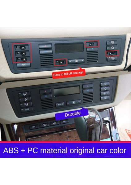 Bmw E39 E53 525I 530I 540I M5 X5 14 Düğme Anahtar Kapak Araç Klima A/c Kontrol Paneli Anahtarı 6411692-4315 (Yurt Dışından) fırsatları