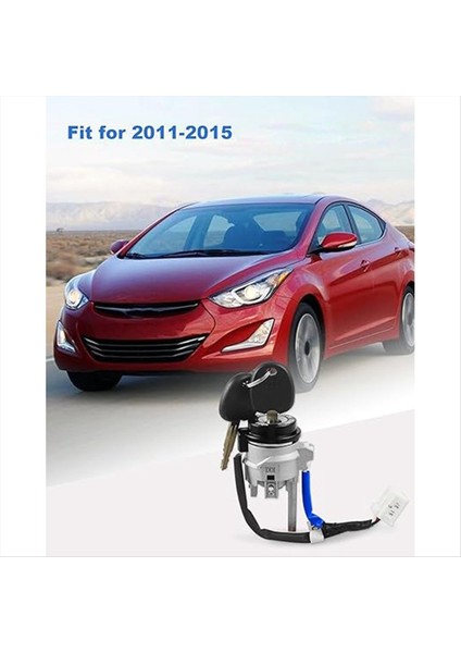Hyundai Elantra Için 81910-3XA00 819103XA00 ile Ateşleme Başlatıcı Anahtarı Kilit Silindiri (Yurt Dışından)