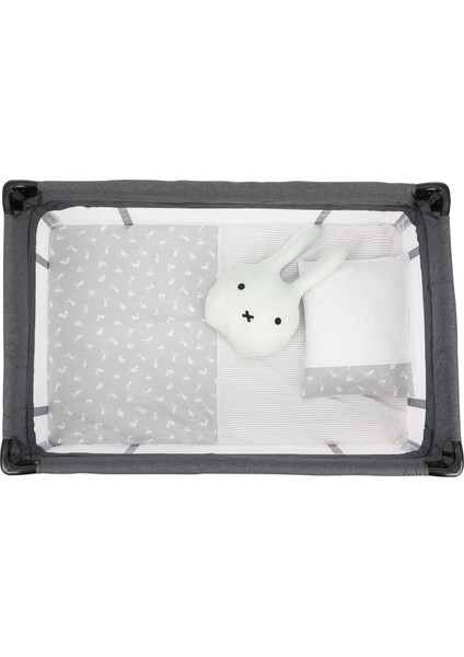 6 Parça Lüks Park Yatak Bebek Uyku Seti - Happy Rabbit fiyatları