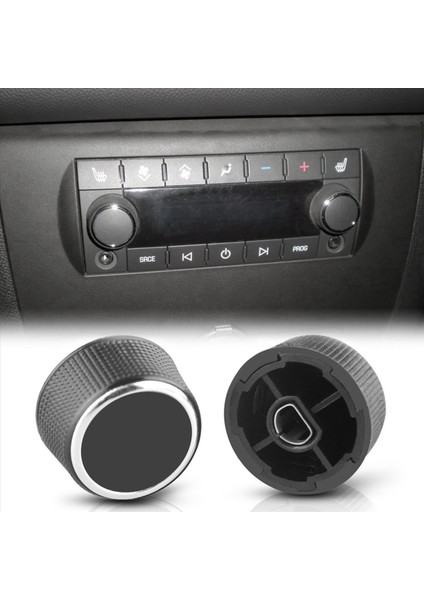 8 Pcs Arka Radyo Ses Sesli Hacim Kontrolü Düğüm Tuner 07-13 Chevy Tahoe Chevrolet Silverado Gmc Acadia Sierra Denali (Yurt Dışından) modelleri