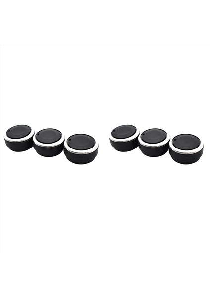 6pcs Ac Anahtar Düğmesi Klima Toyota Tacoma Platz Vios Vitz Yaris Echo Scion x Siyah (Yurt Dışından)