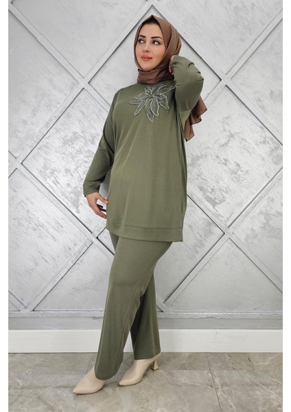 Kadın Dikme Detaylı Tesettür Takım fiyatları