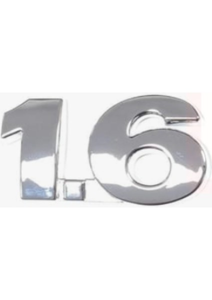 " 1.6 " Krom Bagaj Yazısı Golf4-5 1999>2008 ve Bora 1999>2005 Arası Uyumludur