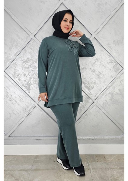 Kadın Dikme Detaylı Tesettür Takım fiyatları