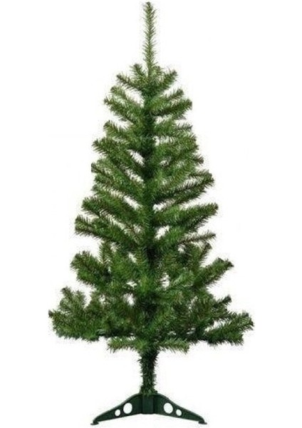 Yılbaşı Süs Ağacı 120CM, Kutulu, Canlı Yeşil Renkli, Dekoratif ve Şık Tasarım