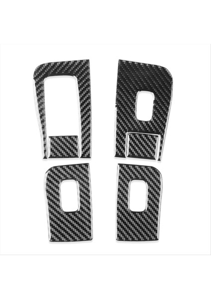 Tesla Model 3 Için Yumuşak Karbon Fiber Model 3 Yayla 2024 Araba Penceresi Kaldırma Anahtarı Kapak Trim Sticker Iç Aksesuarlar Lhd (Yurt Dışından)