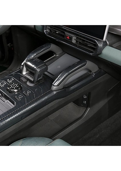 Merkez Konsol Dişli Yanları Kapak Trim Chery Jetour Traveler 2023 2024 Aksesuarlar Karbon Fiber (Yurt Dışından) modelleri