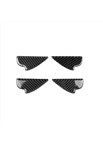 16X Karbon Fiber Iç Kapı Kolu Kase Paneli Kapak Mazda 2 3 6 Demio Cx-3 Cx-5 Cx-7 Cx-9 Mx5 2017 2018 2019 (Yurt Dışından) modelleri