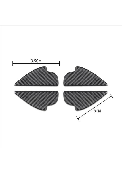 16X Karbon Fiber Iç Kapı Kolu Kase Paneli Kapak Mazda 2 3 6 Demio Cx-3 Cx-5 Cx-7 Cx-9 Mx5 2017 2018 2019 (Yurt Dışından) fırsatları