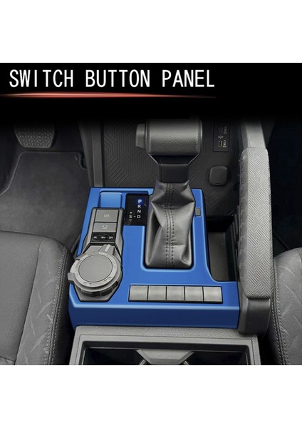 Toyota Tacoma Için Araba Merkezi Kontrol Dişli Vardiyalı Panel 2024 Dişli Topuz Kapak Trim Çerçeve Mavi (Yurt Dışından) fiyatları