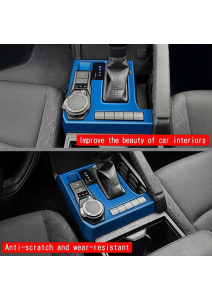 Toyota Tacoma Için Araba Merkezi Kontrol Dişli Vardiyalı Panel 2024 Dişli Topuz Kapak Trim Çerçeve Mavi (Yurt Dışından) indirimleri